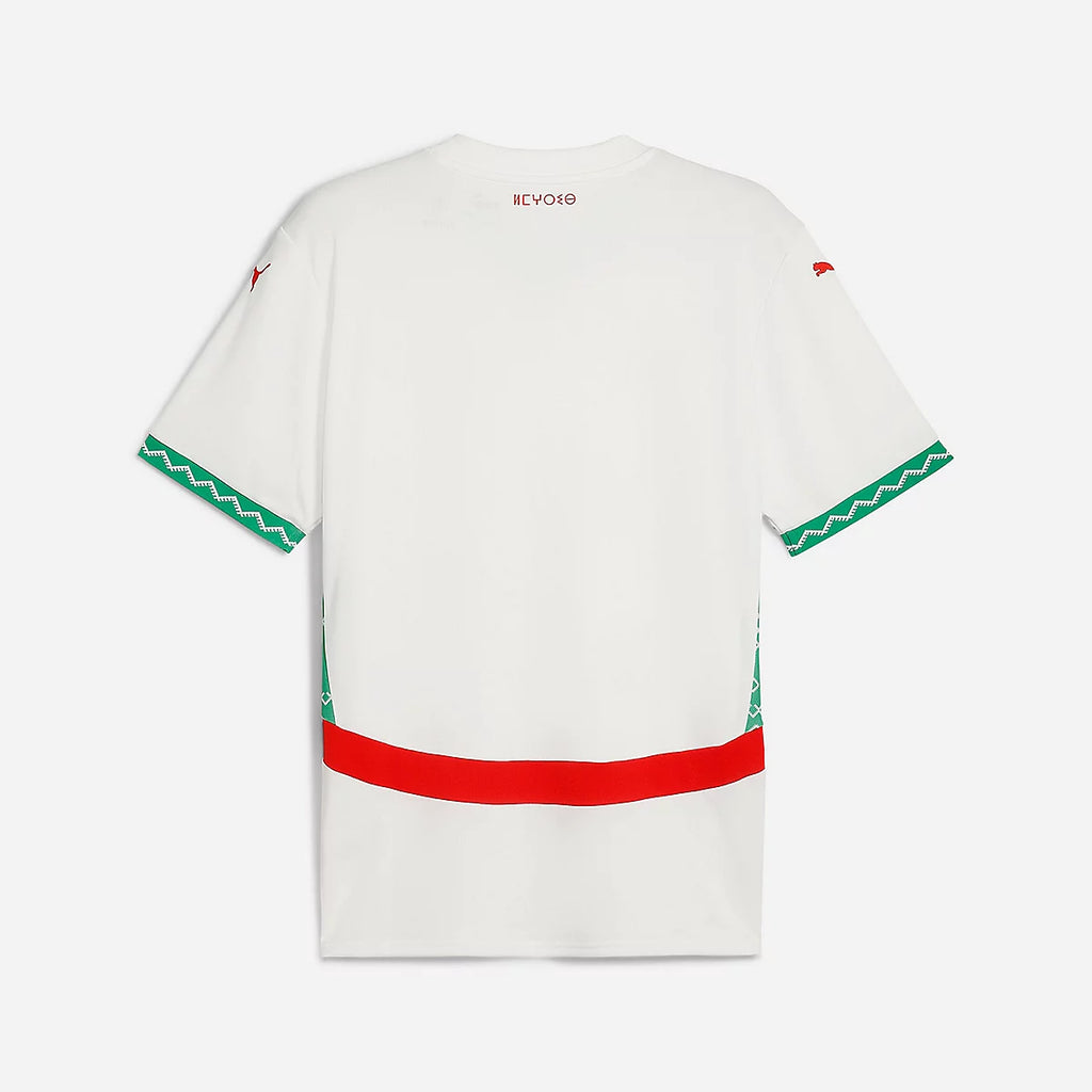 Maillot de Football Maroc Extérieur Blanc – Personnalisé | Foot empire