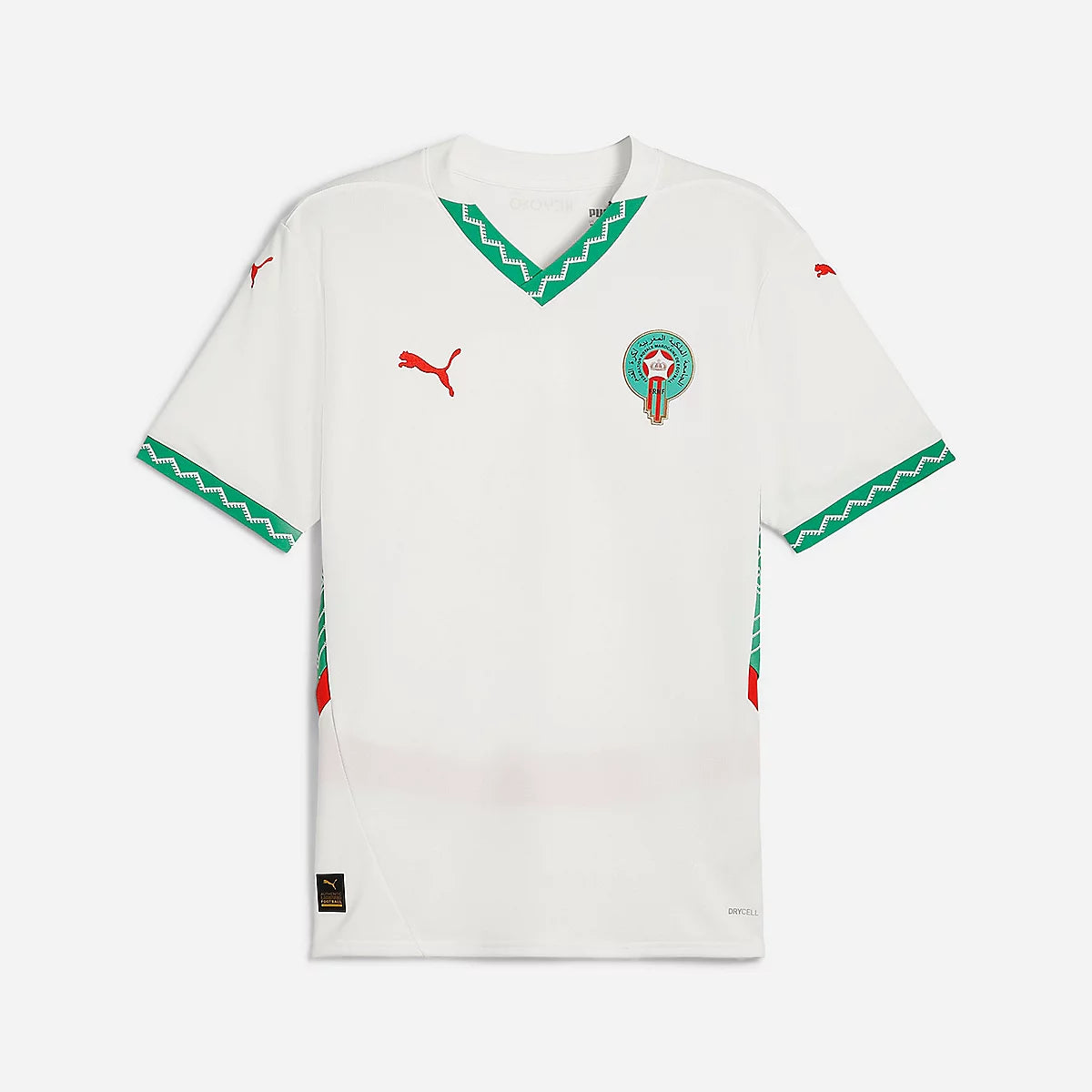 Maillot de Football Maroc Extérieur Blanc – Personnalisé | Foot empire